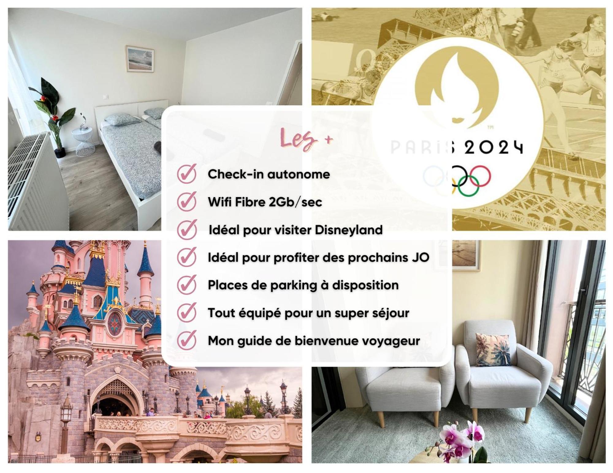 שסי L'Eden - T2 Neuf Avec Loggia Et Parking Prive - Proche Rer A & Disneyland מראה חיצוני תמונה
